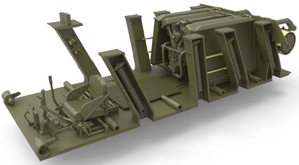 Miniart Scale 1943 Full Interior Plastic Model Kit MA35187 1/35 SU-85 Mod. Mid-Production