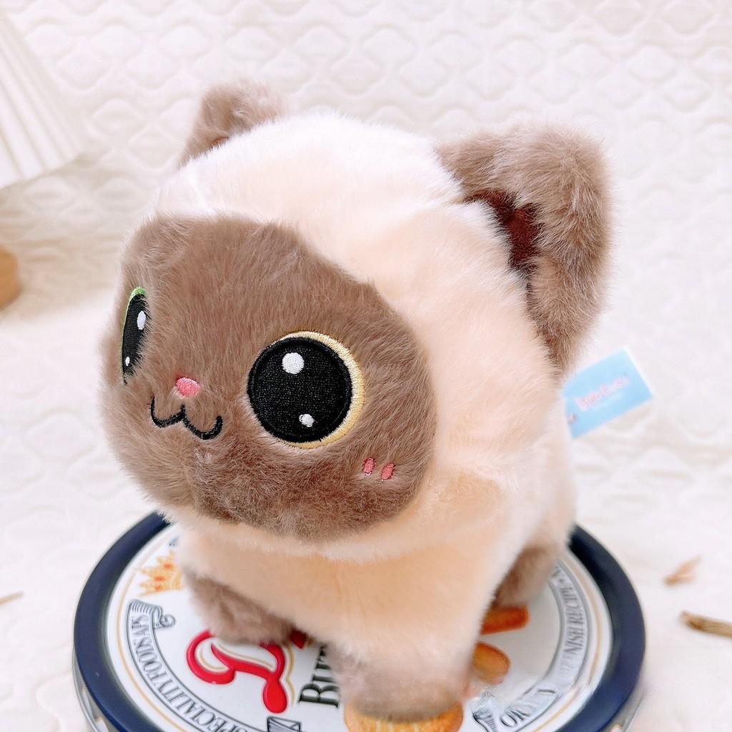 Cute Black Cat Plush Doll With Short Plush Material For Girls And Boys Gift