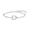 Swarovski Symbolica Bracelet Pave Horse Shoe White Rhodium Plated