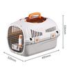 Pet Carrier with Top Skylight Portable Dog Crate Anti-Stress Soft Sided Cat Bag Breathable Perfect for Traveling/Hiking/Camping