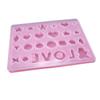 LOVE Silicone Mold: Crystal Epoxy, Fondant, Cake & Flower Design, Lettering for Baking Decorations