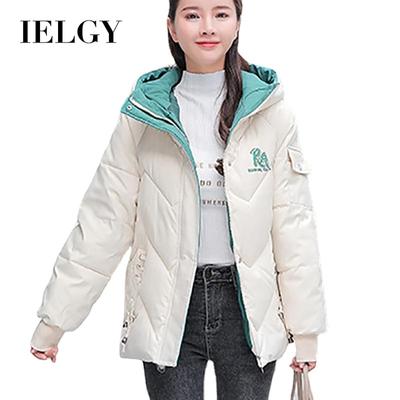 Baumwollgepolsterte Jacke Kurze Brotjacke Wärme Dick Gepolsterte Jacke Kapuzenjacke Koreanischer Stil Schlank Daunen-Gepolsterte Jacke