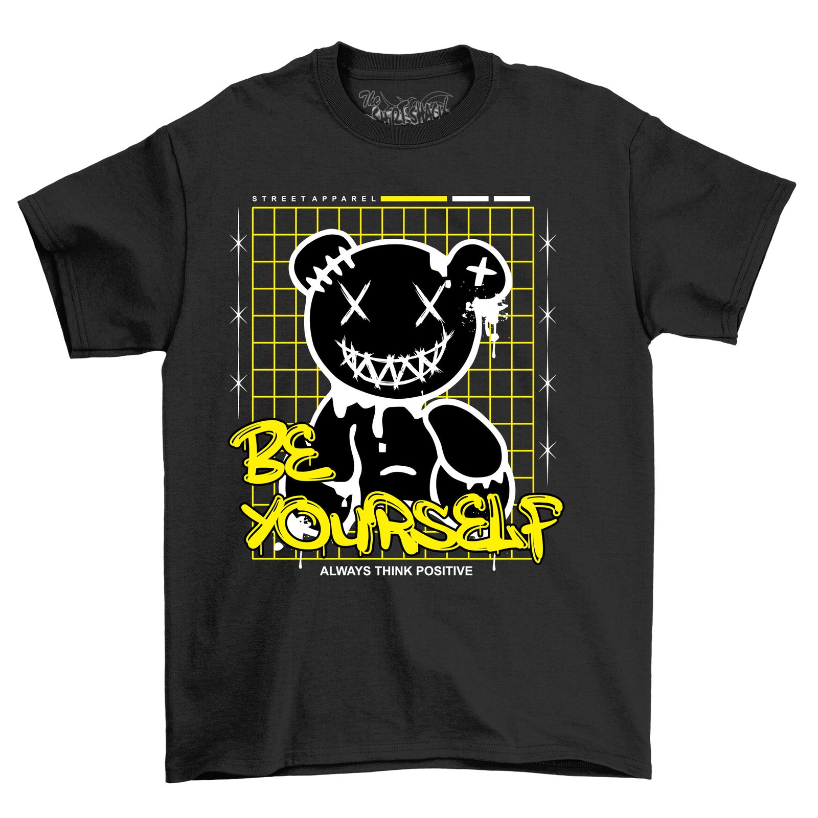 

Bearstreet1-21 Beary Adorable Funny Teddy Bear T-Shirt Mens Womens Tees Top - 100% Cotton, Unisex P XL