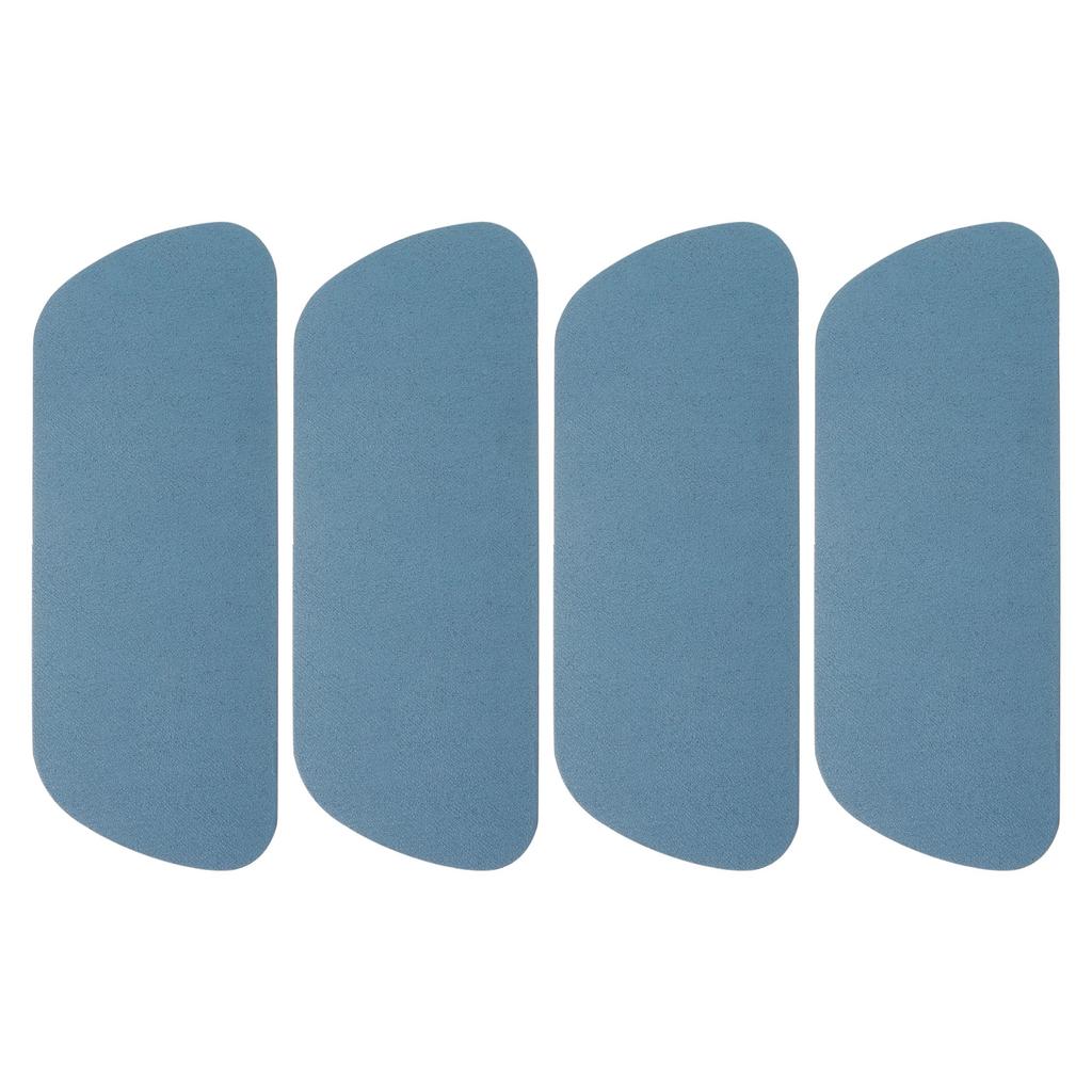 2/4pcs Refrigerator Drip Tray Refrigerator Drip Catcher 21 X 8 Cm Trapezoid Drip Tray Fridge Water Dispenser Drip Mat Navy Blue