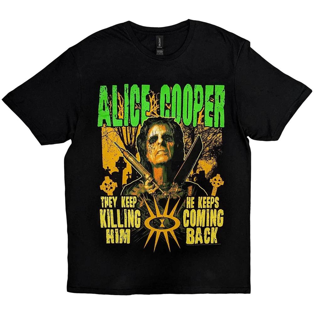 Alice Cooper Unisex Tshirt Graveyard S