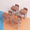 3/6 Stück 1/12 Puppenhaus Miniatur Klassenzimmer Rucksack Ornamente Freizeit Vintage Mini Schreibtisch Simulation Schultaschen Möbelmodell