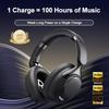 ANC Noise Reduction 100H Play Time Bluetooth Headphones 360° Surround Sound Wireless Headsets Sports Gamer Earphones With HD Mic