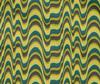 oneOone Cotton Flex Fabric Waves Flame Stitch Print Fabric By The Yard 40 Inch