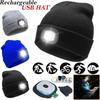 Led Licht Gestrickte Hut Warme Elastische Beanie Herbst Winter Outdoor Sport Nacht Wandern Angeln Camping Glow Motorhaube Unisex Scheinwerfer