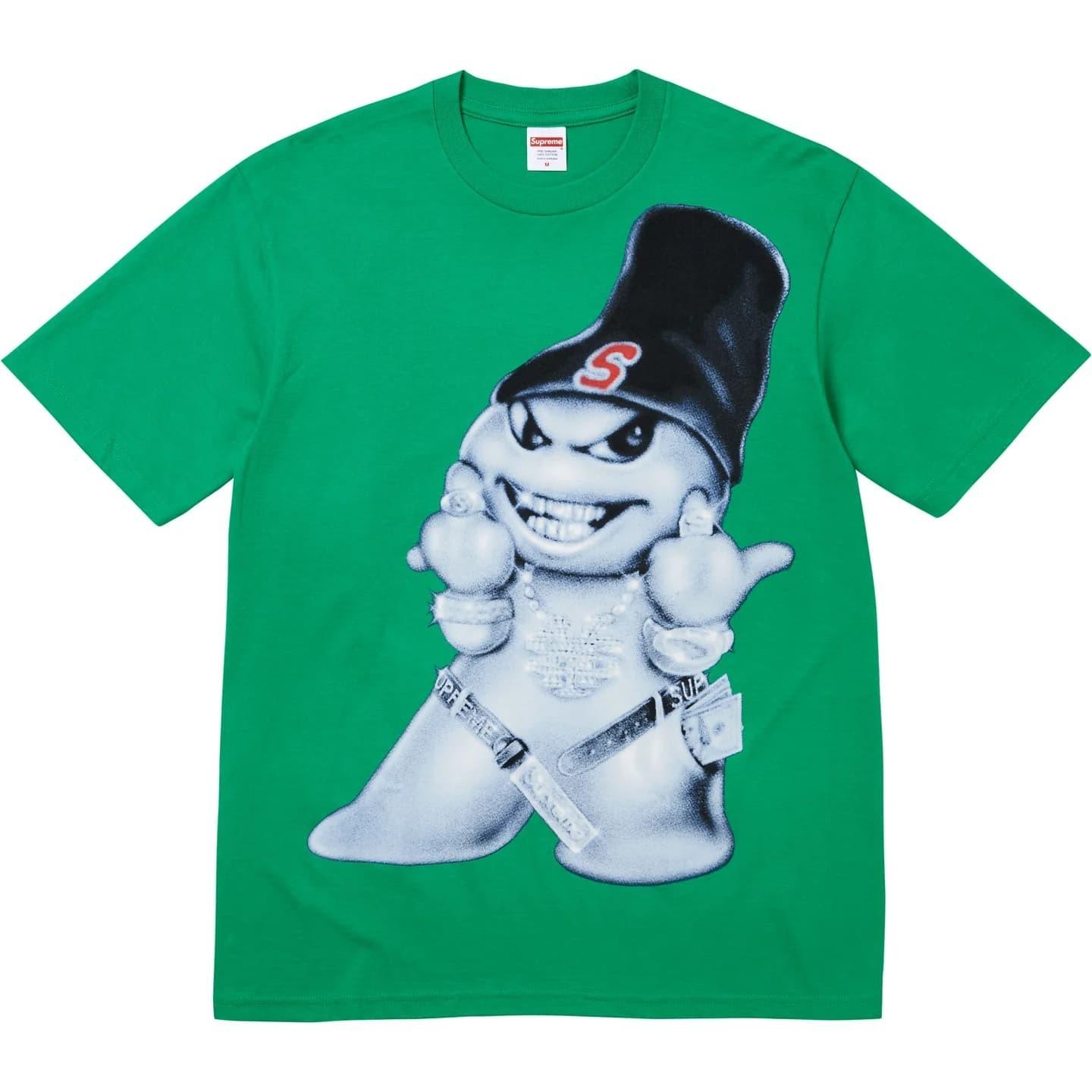 Supreme Snowman Tee Green M