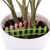 5 Stück Miniatur Kleiner Holzzaun DIY Feengarten Mikro Puppenhaus Tore Deko