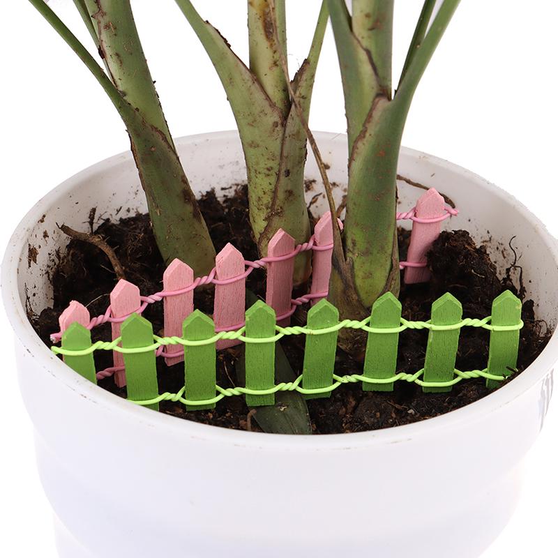 5 Stück Miniatur Kleiner Holzzaun DIY Feengarten Mikro Puppenhaus Tore Deko