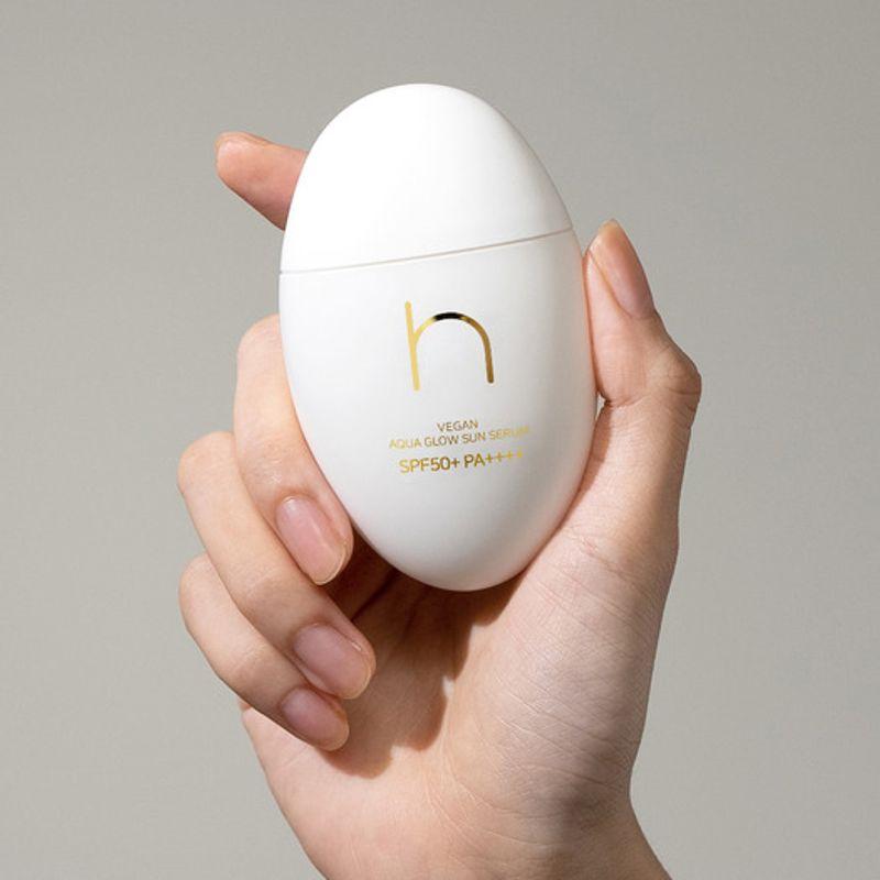 hamel vegan aqua glow sun serum