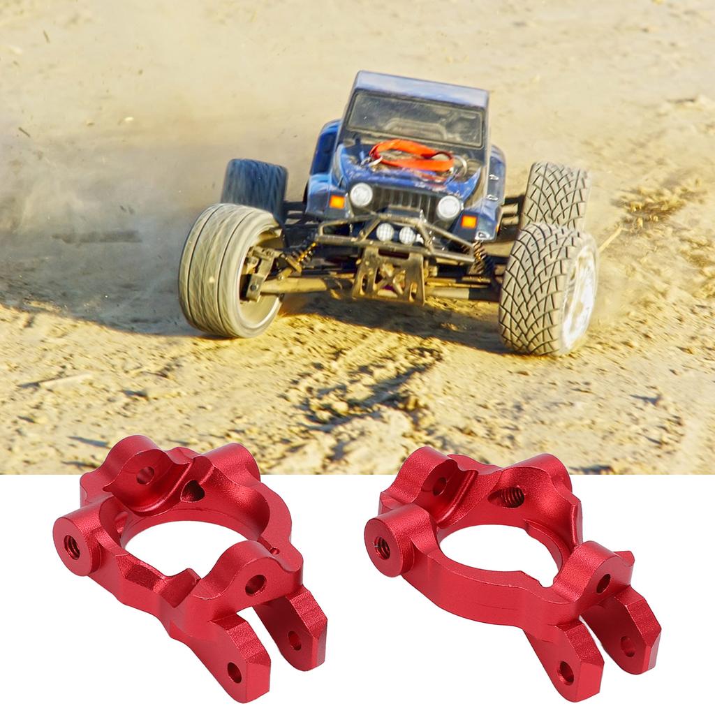 2PCS Metal Front C Hubs Caster Blocks Spindle Carrier for Losi Lasernut U4 1Celsius10 RC Car