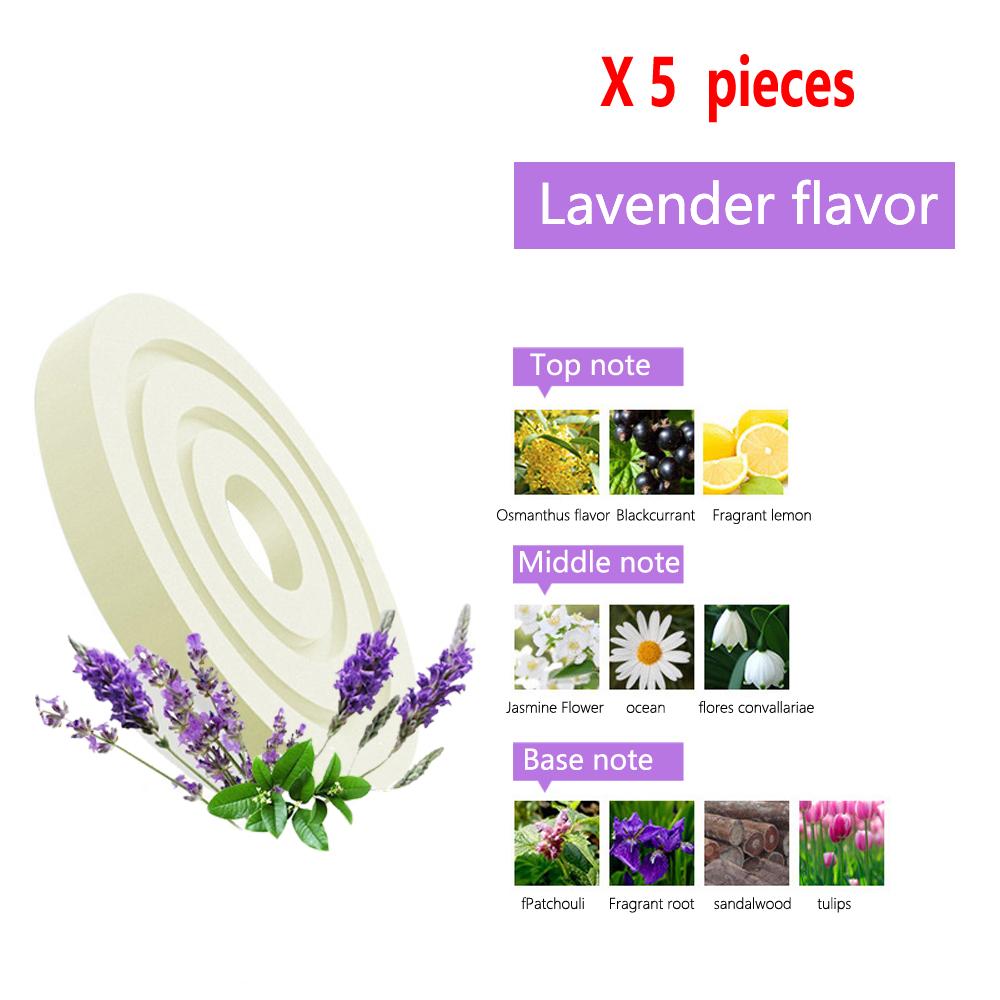 1-50 PCS Solar Car Air Freshener Air Outlet Clips Replacement PE Auto Perfume Slice Fragrance Purifier Supplement