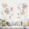 Self Adhesive Wallpaper Large Tulip Pattern Removable Decor for Bedroom Living Room Dormitory Home