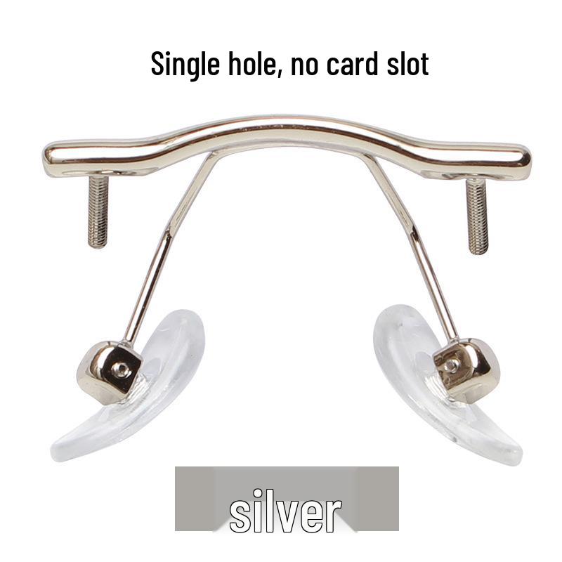 Unisex Rimless Diamond-Cut Glasses for Myopia with Single Hole Nose Bridge - Free Shipping