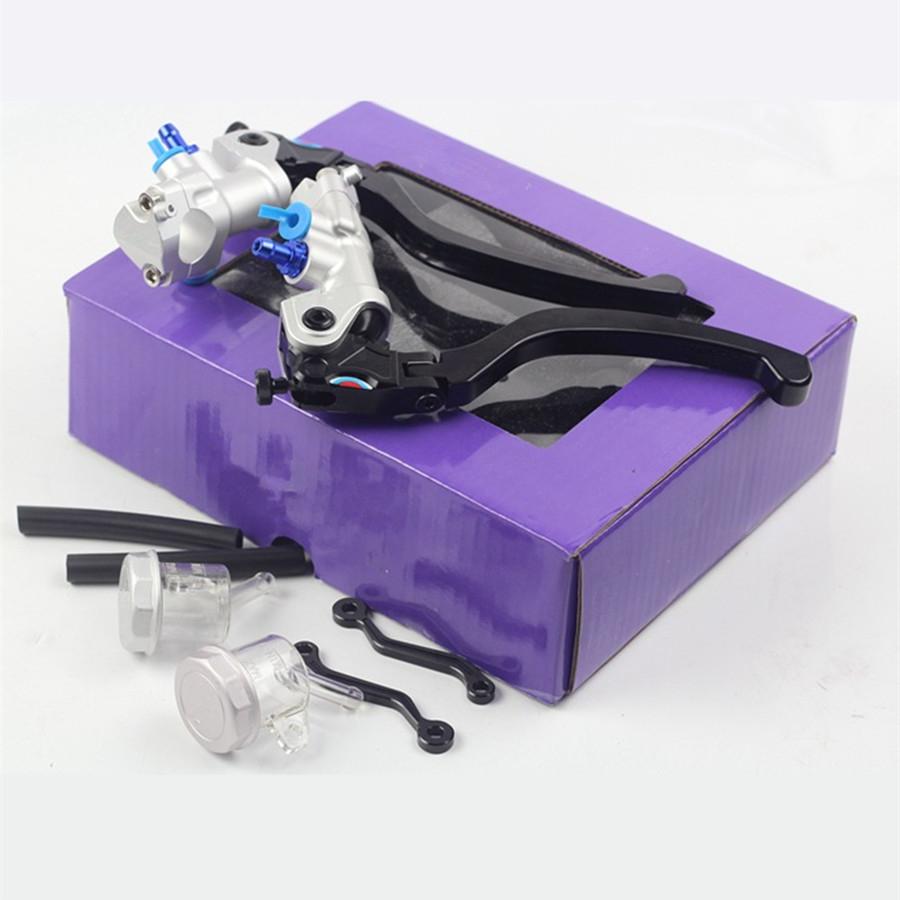 Universal CNC Aluminum Right + Left 17.5mm motorcycle brake clutch pump lever Radial master cylinder 7/8" 22mm For Yamaha Kawasaki Suzuki