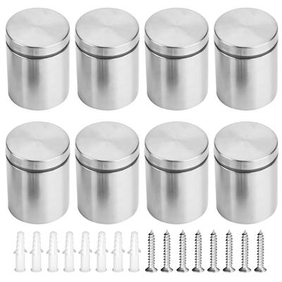 8 Stück M38*50mm Edelstahl Werbebefestigungsstift Glasabstandshalter Befestigungsschraube