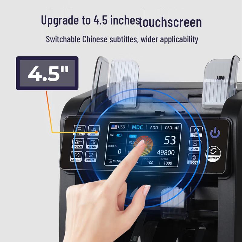 CHUANWEI AL-950A Multi-Currency CIS Image Money Counter CN Plug (adapter Included)