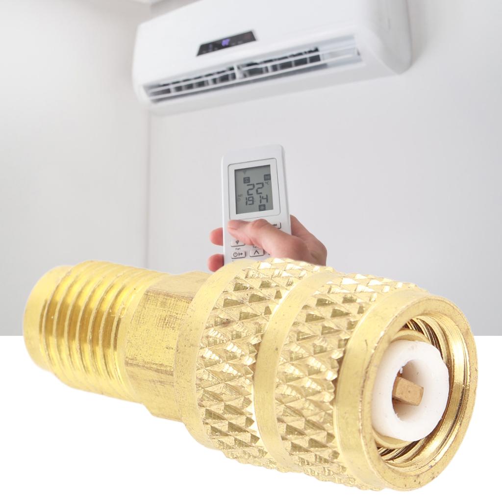 R410A A/C 1/4inch Male SAE to 5/16inch Female SAE Adapter HVAC Hose Connector R410A HVAC Adapter R410A Air Conditioner Adapter