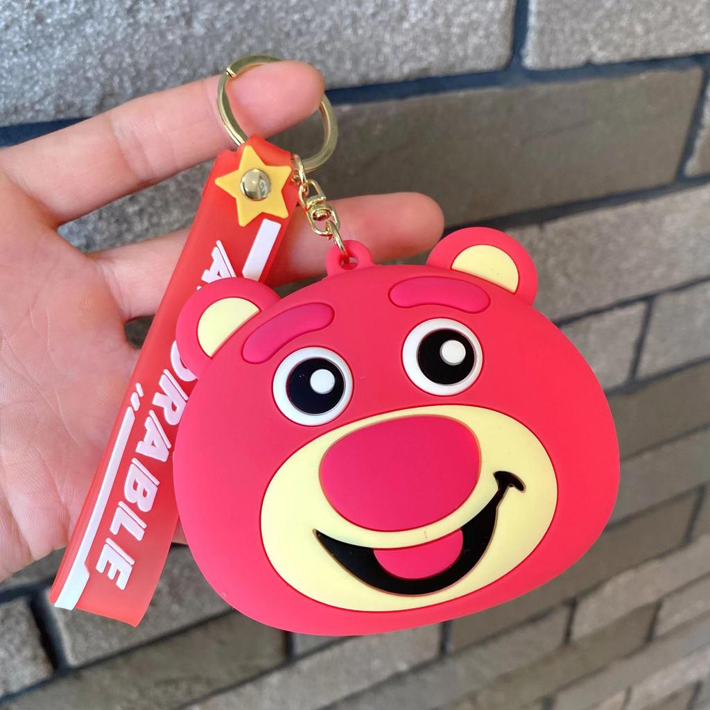 Cartoon Animal Silicone Keychain Bag - Kids' Coin Purse & Toy Pendant