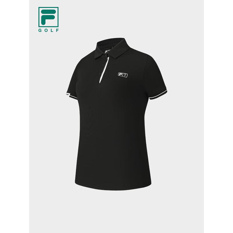 FILA Women s Knitted Short Sleeve Golf Polo Shirt L