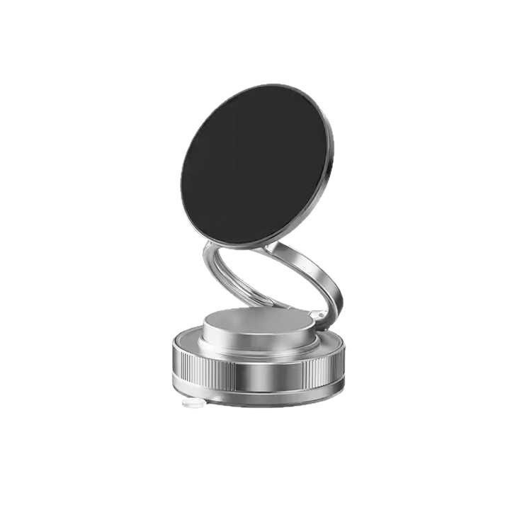 Versatile Magnetic Car Phone Holder with Strong Suction for Dashboard or Desktop Use