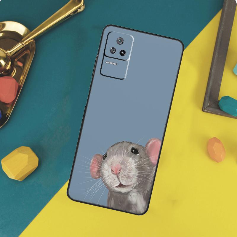 Mouse Rat Case For Xiaomi 14T Pro 11T 12T 13T 13 14 15 Ultra POCO X7 Pro X3 X5 X6 M6 F5 F6 Pro Funda
