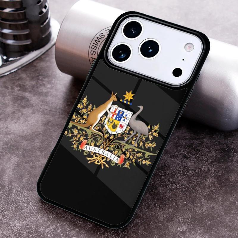 Coat Arms of Australia Phone Case For iPhone 17 16 15 14 13 12 11 Pro Max Plus 17Air Soft Silicone Cover