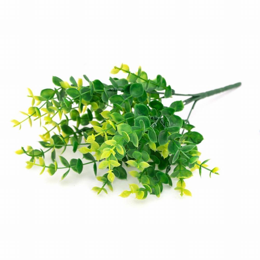Artificial Plants Fake Leaf Foliage  for Bush Home Office Garden Outdoor Decors