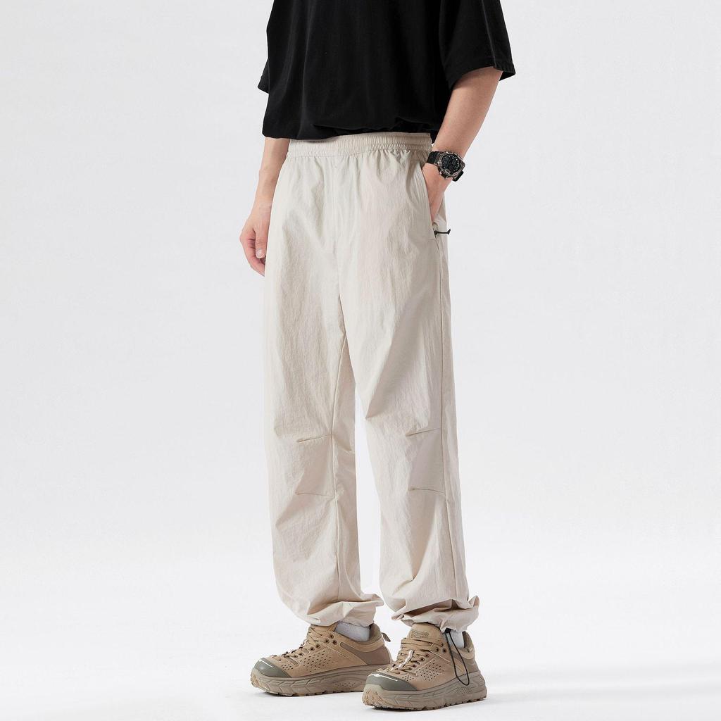 Men's Ultra-Thin Outdoor Wide-Leg Hiking Pants