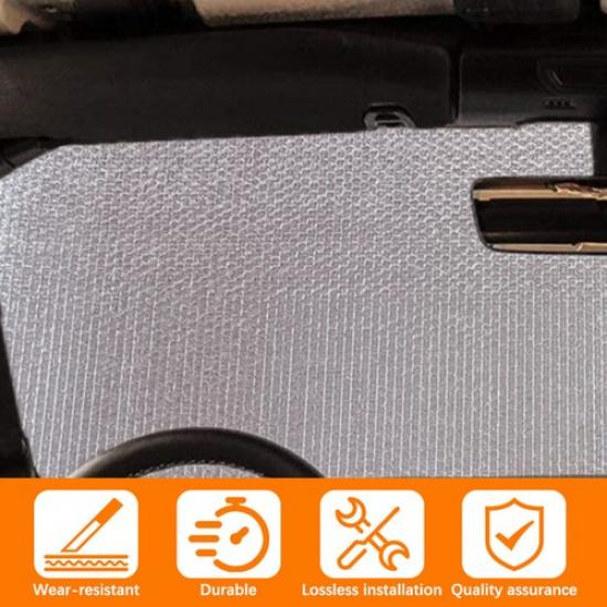 Windshield Sunshade, Front Window Shade Foldable Sun Visor For Jeep Wrangler JL