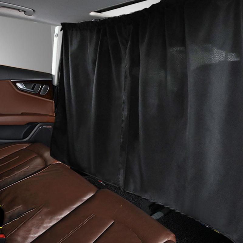 Car Privacy Curtains 2 Pieces Divider Partition Screen For Car Vehicle Interior Partition Screen For Camping Travel Business
