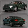 1/24 Bentley Continental GT Model Car, Alloy Diecast Collectible Pull Back Car Toy with Door Can Be Opened for Boys Girls Gift