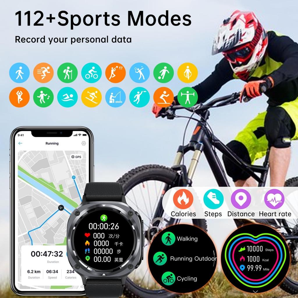 Chytré hodinky pro muže Fitness tracker: Bluetooth Make Answer Call Digitální pánské hodinky Vodotěsné Chytré hodinky pro běh pro telefony Android iPhone Samsung