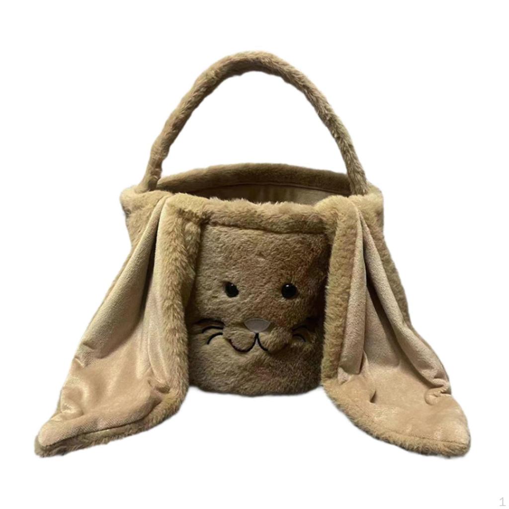 Easter Basket Decorative Easy to Carry with Handle Storage Organizer for Outdoor Birthday Party