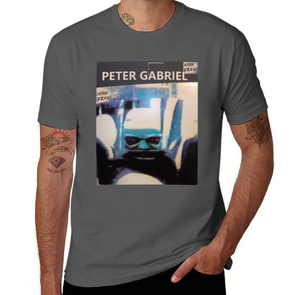 Peter Gabriel Art Rock Rock Roll New Wave Progressieve Prog T-shirt Casual Vakantie Korte Mouw Tee