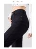 Petite High Waist Slimming Black Cropped Straight Leg Jeans for Women - Early Spring 2025 Collection