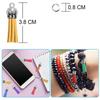 600Pcs Keychain Tassels Kit Leather Tassel Charms And Jump Rings For Jewelry Making, Keychain, Bracelets And DIY Craft