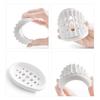 Silicone Soap Dish Storage Holder Tray Drain Soap Box Bathroom Accessories