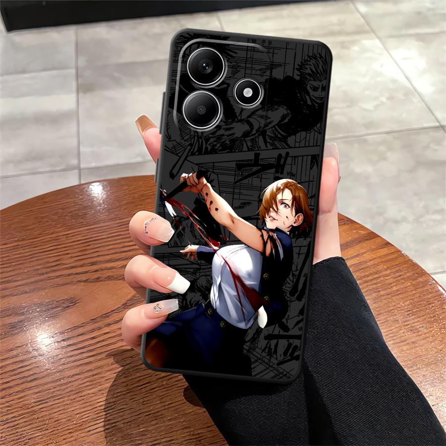 Anime J-ujutsu Cool Kaisen Soft Back Phone Cover Case for Xiaomi Redmi Note 11 13 12 Pro Plus 12S 10S 9s 10 9 8 Pro 11S