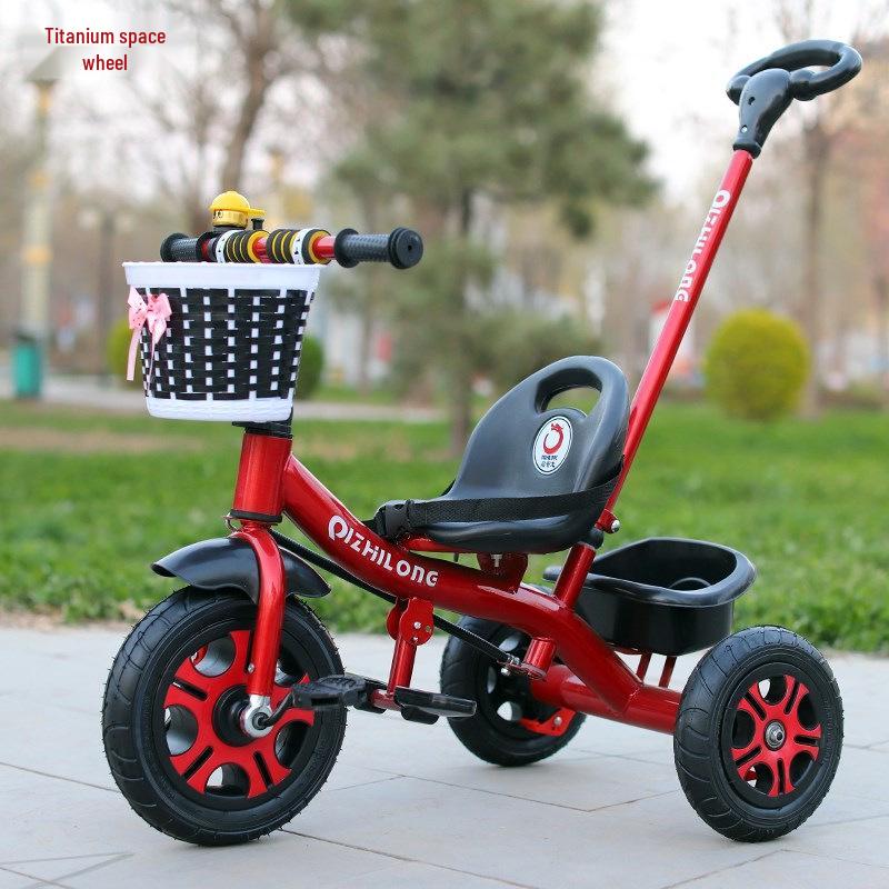 Lightweight Children's Pedal Car Stroller Tricycle for Ages 1-5