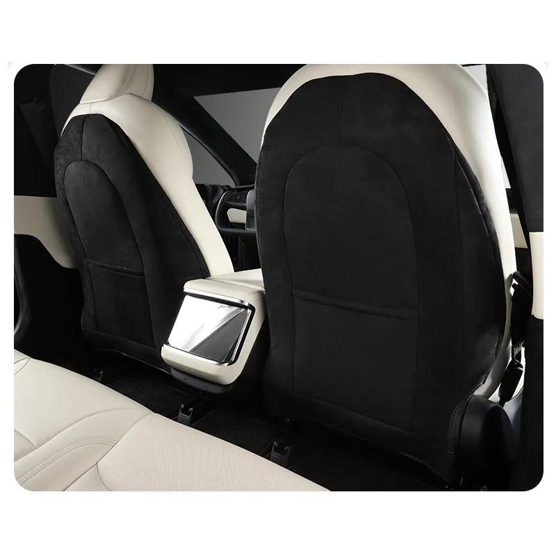2Pcs Seat Back Anti Kick Pad for Tesla Model X Model S Backrest Protective Mat Wear-resistant Child Anti Dirty Car Accessories