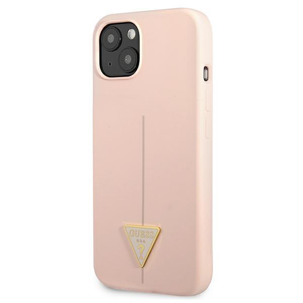 Guess Guhcp13Ssltgp Iphone 13 Mini 5,4 Różowy/Pink Hardcase Silicone Triangle