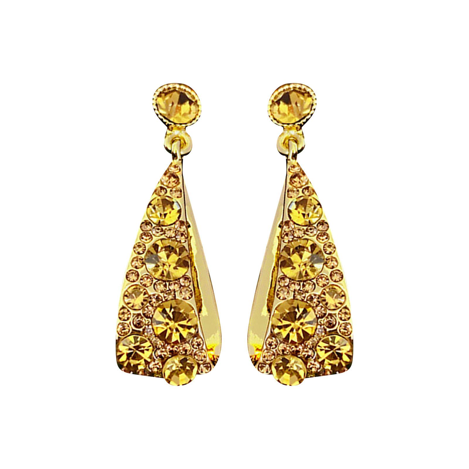 

Diamond Studded Metal Earrings, French Retro Personality Nail, Light Luxury, High-end Decoration For Women One Size золотой