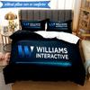 3PCS Williams Printed Bedding Set For Bedroom dormitory,  Includes 1 Duvet Cover & 2 Pillowcases for All Seasons Home Decor Fan gifts