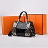 [Women's Bag] Middle-aged Women's Bag Boston Atmosphere Women's Bag Patent Leather Mother Bag Large-capacity Handbag