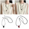 Fashionable Teardrop Necklace Craft from Sturdy Alloy Accessory for Everyday Wear and Special Occasions Daily Use