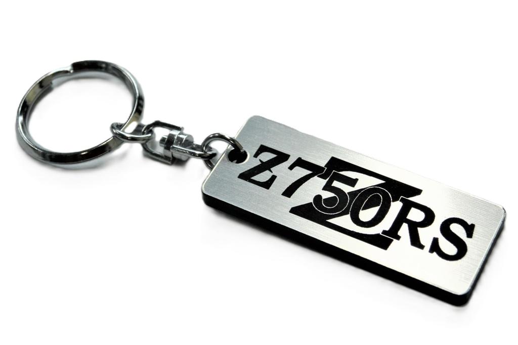 Z750RS Double Ring Acrylic Original Keychain for Exterior Custom Accessories A-561-2 Silver/Black Muffler, Handlebars, Parts, Mirrors, Parts,